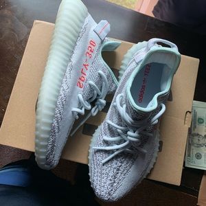 Yeezy 350 blue tent